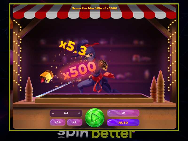 Gioco Ninja Crash - recensione della slot al casinò Spinbetter