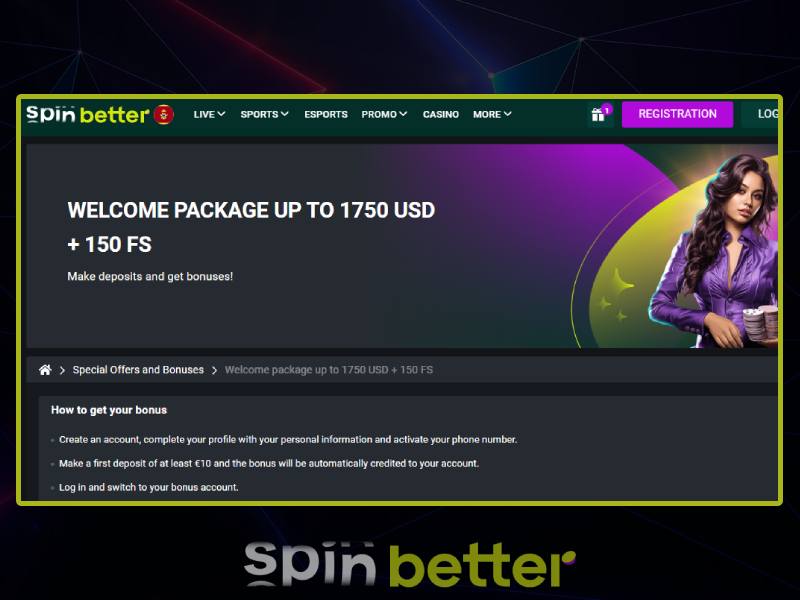 Bonuses for players at SpinBetter Casino